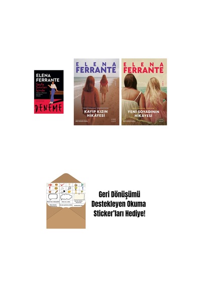 Sayfa Sınırları İçinde + Kayıp Kızın Hikayesi + Yeni Soyadının Hikâyesi + Okuma Sticker'ları