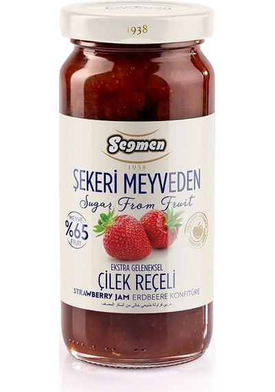 Seğmen Şekeri Meyveden Vişne Reçeli Kavanoz  270 G