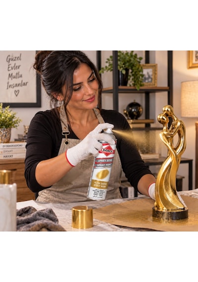 Altın Effect Metalik Sarı Sprey Boya Akrilik Börfh 400 Ml 6025053 0