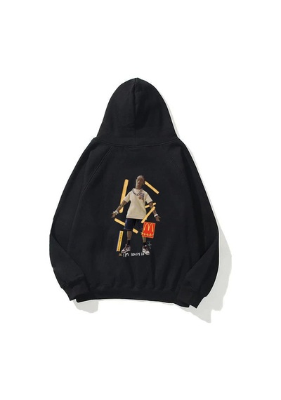 Startmore Mc Crew Cactus Jack Unisex Siyah Sweatshirt Siyah