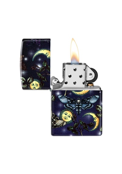 Zippo Butterfly Skull Design Çakmak