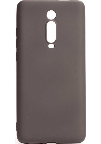 Noktaks - Xiaomi Uyumlu Xiaomi Mi 9t / Mi 9t Pro - Kılıf Mat Renkli Esnek Premier Silikon Kapak - Siyah