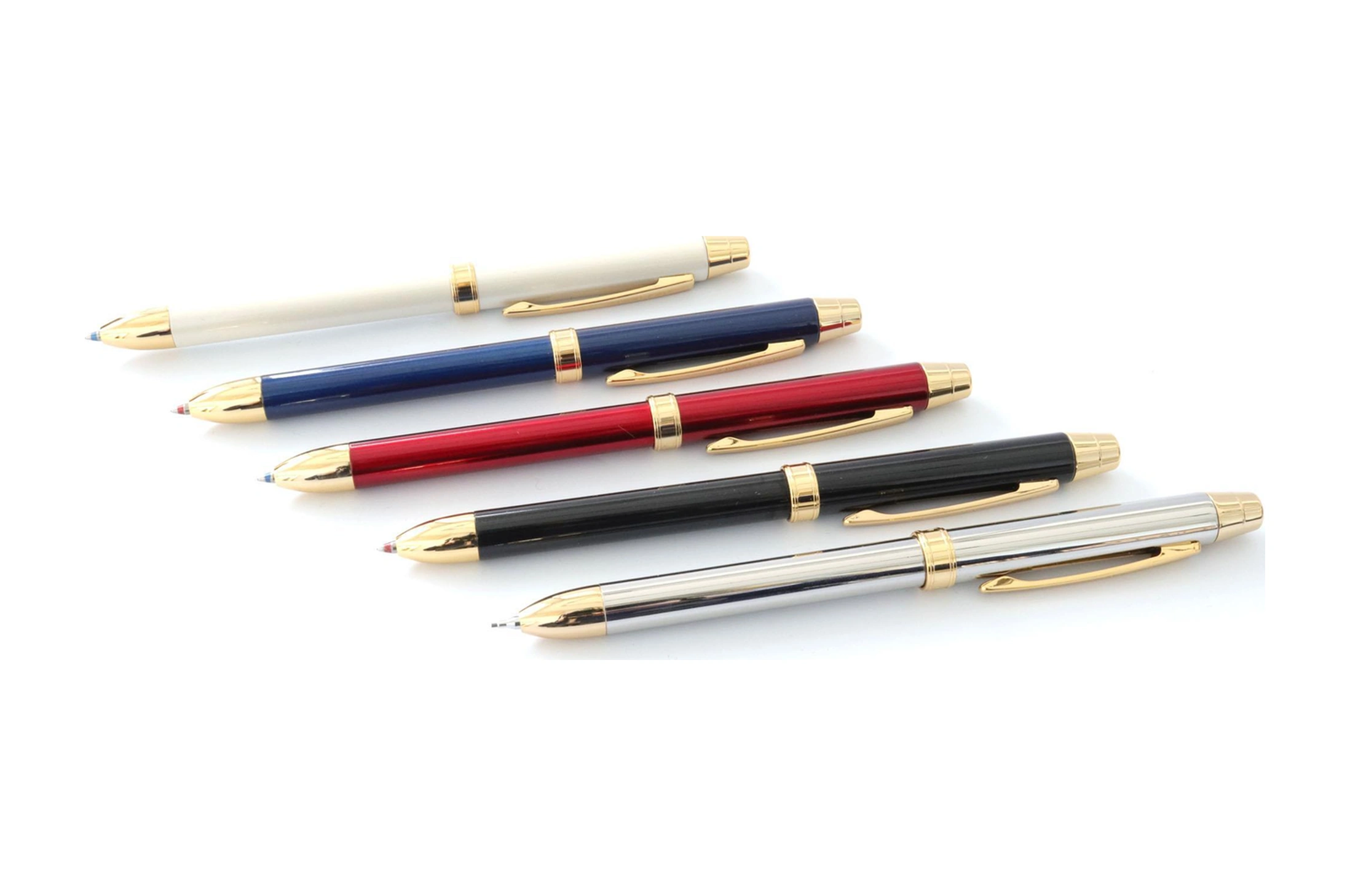 İsme Özel 3 Fonksiyonlu Steel Pen Metal Kalem Çok Renkli