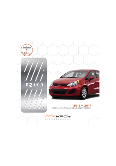 intakrom Kia Rio Krom Ayak Dinlendirme Pedalı 2011 - 2017