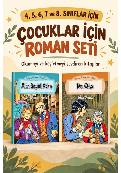 Çocuk Romanları 4. 5. 6. 7. Ve 8. Sınıflar İçin Dünya Çocuk Klasikleri Altın Beyinli Adam - Dr.oks