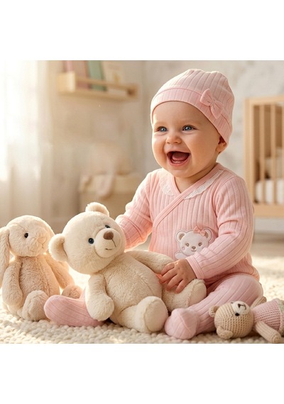 Sebi Bebe 5'li Hastane Çıkış Seti 2110 Somon