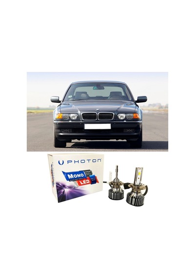 Bmw E38 Led Xenon Kısa Far Ampulü H7 Mono Yeni Seri Beyaz 1998-2001