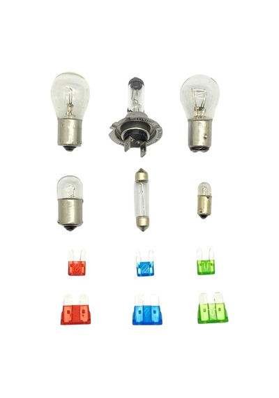 12v H7 Ampul-sigorta Seti Acil Set 12 Parça