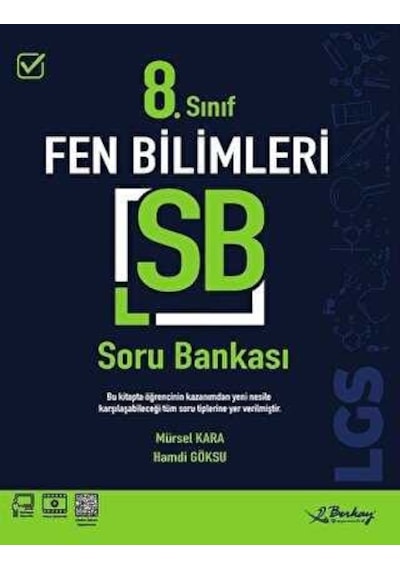 Berkay Yayınları 8.Sınıf Fen Bilimleri Soru Bankası