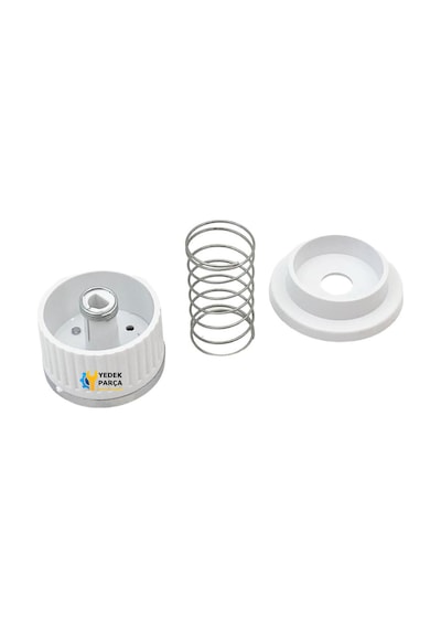 Bykitchen Düğme 4 Lü Takımı Ankastre Set Üstü Ocak Düğmesi Beyaz Yaylı Görselle Eşleştiriniz