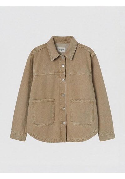 Lcwaıkıkı Classic Mavi Oversize Kadın Jean Ceket