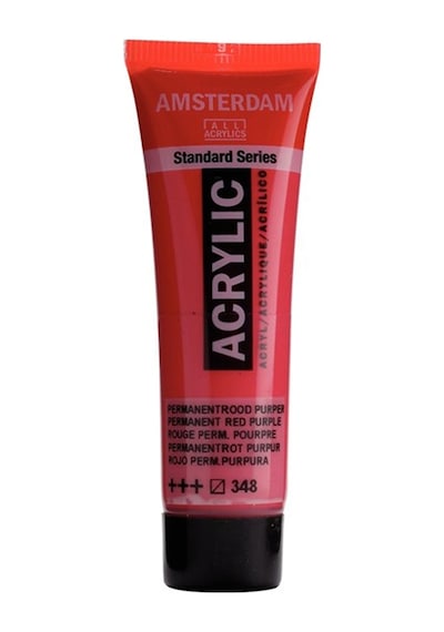 Amsterdam Permanent Kırmızı Mor 120 ml Akrilik Boya 348 P-111908