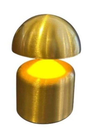 Mantar Model Dekoratif Gece Lambası - Dimmerli Ve Enerji Tasarruflu Led Işık Altın