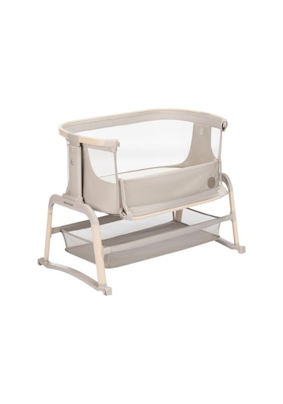 Maxi-cosi Iora Air Sallanabilen Ahşap Görünümlü Anne Yanı Beşik Beige Eco Bej