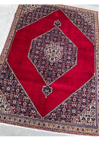 El Dokuma Ipek Yün Iran Tebriz Halı 310X214Cm 009 Teşhir Ürün
