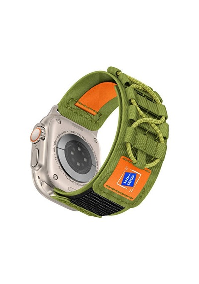 Apple Watch Ultra / Ultra 2 49mm Uyumlu Kordon Ayarlanabilir Hafif Hasır Örgü Spor Tasarım Kayış