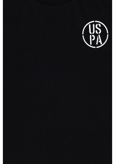 U.S. Polo Assn. Erkek Çocuk Siyah Oversize Bisiklet Yaka Tişört 50298981-VR046 U.S. Polo Assn. Erkek Çocuk Siyah Oversize Bisiklet Yaka Tişört 50298981-VR046