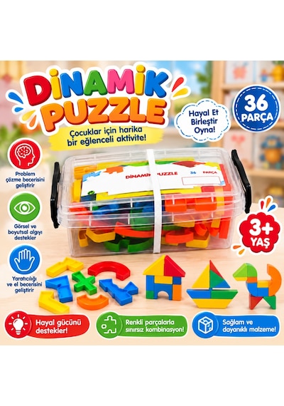 Northcity 420 Dinamik Puzzle 40 Parça Bx Standart