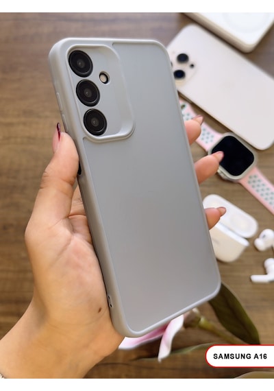 Samsung Galaxy A16 Uyumlu Kamera Korumalı Darbeye Dayanıklı Renk Atmayan Keep Silikon Kılıf Gri Samsung Galaxy A16 Uyumlu Kamera Korumalı Darbeye Dayanıklı Renk Atmayan Keep Silikon Kılıf Gri