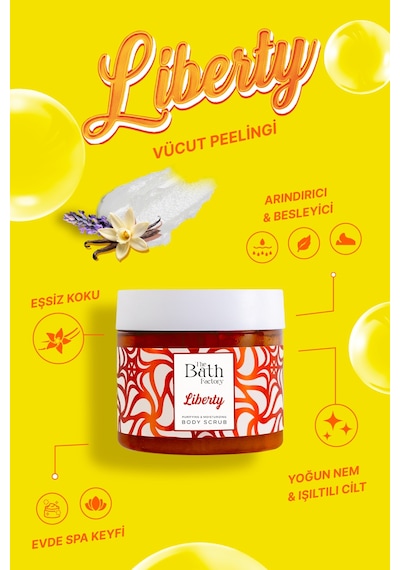 Nemlendirici Ve Arındırıcı Vücut Peelingi - Liberty 300 Gr
