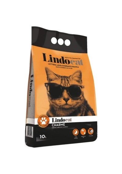 Lindocat Charme Amber Kokulu Kalın Taneli Kedi Kumu 10l