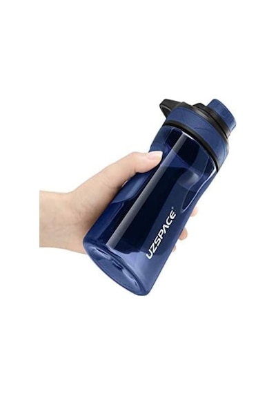 Uzspace Manyetik Kapaklı 500ml Silikon Gövde Tritan Su Matarası Çok Renkli