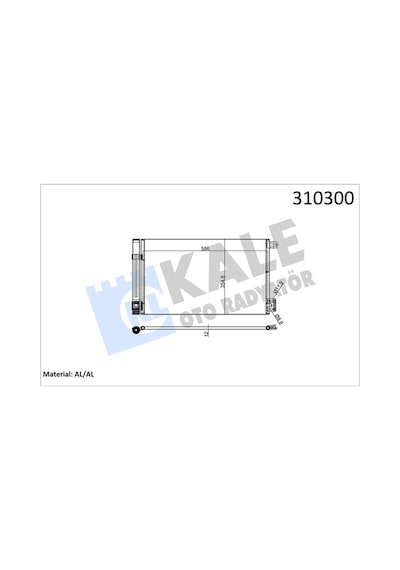 Kale 010abc080 Klima Kondenseri Combo D- corsa D- e Adam- bıpper- tepee- nemo 1.2- 1.4 Hdı 08 Fıorıno 1.4- 1.3d Mj 07 571x351x12 95530541- 6455.ga- 55700406- 52039557