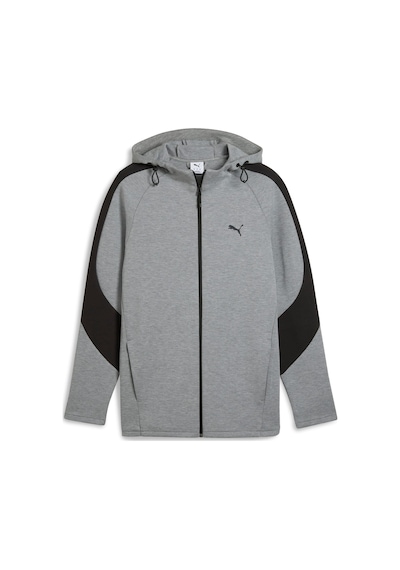 Puma Evostrıpe Core Erkek Kapüşonlu Ceket 631529 03 Gri