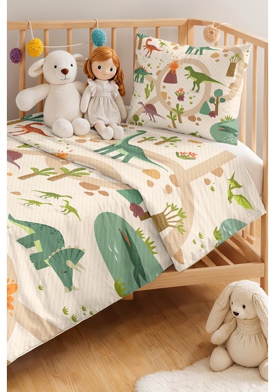 Evimde Bambaşka Dinazor Yeşil Çocuk Odası Tek Kişilik Pike Takımı-yollu Pastel Bej 160x220 CM Kapitone Yatak Örtüsü Evimde Bambaşka Dinazor Yeşil Çocuk Odası Tek Kişilik Pike Takımı-yollu Pastel Bej 160x220 CM Kapitone Yatak Örtüsü