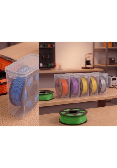 3d Yazıcı Filament Saklama Kabı Seti Hava Sızdırmaz Contalı 4.5 Lt 12'li Set Mab-179