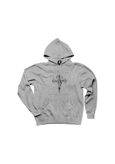 Mötley Crüe Saints Of Los Angeles Gri Kapşonlu Sweatshirt Hoodie Gri