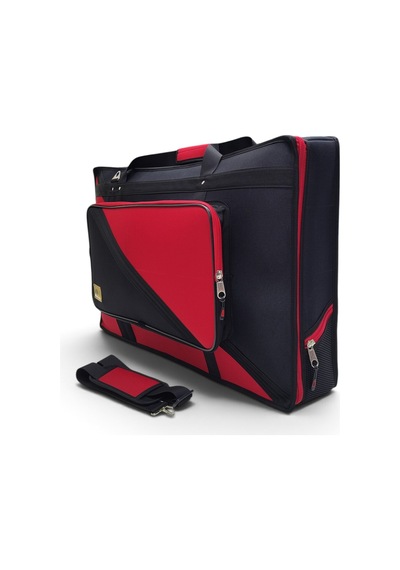 Xdj-rx3 Için Uyumlu Soft Case Taşıma Çantası Crossline Kırmızı