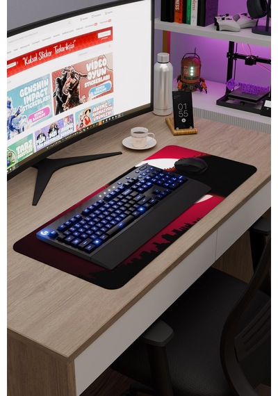 Devilman Crybaby Anime V3 - 70x30 Xl Gaming Kauçuk Kaymaz Taban Mouse Pad Fare Altlığı