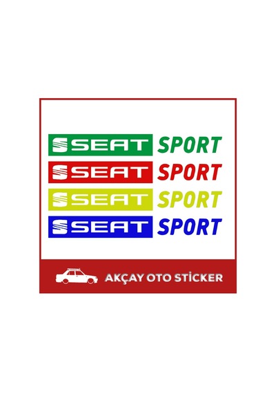Seat Sport Sticker Seat Sticker Seat Oto Sticker Araç Sticker
