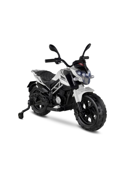 Motocross Cross Akülü Motor Akülü Araba Yeni Seri Babyhope 447 12v Beyaz