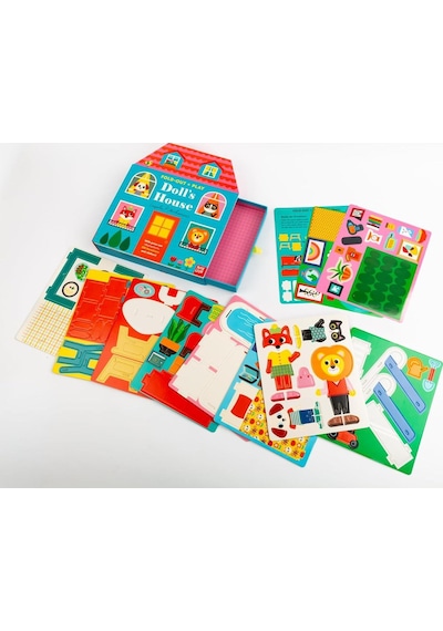 Nosy Crow - Fold-out + Play: Doll's House