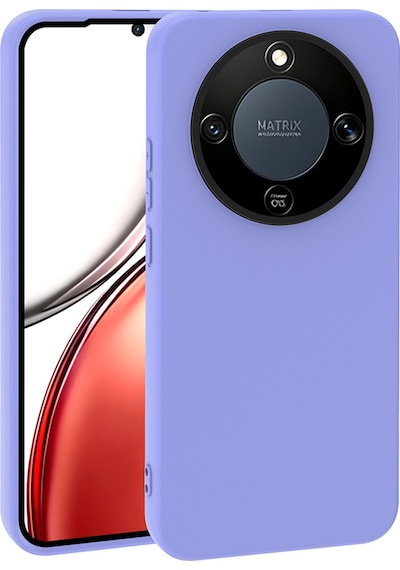 Honor Magic 8 Lite 5g İçin Uyumlu İçi Kadife Kamera Koruma Çıkıntılı Elde Kaymaz Lansman Kılıf