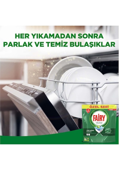 Fairy Hepsi Bir Arada 90 Yıkama Bulaşık Makinesi Deterjanı Kapsülü Özel Seri