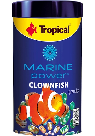 Tropical Marine Power Clownfish 100ml 65gr Granules Kutu Yem