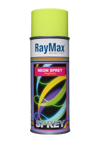 Raymax Neon Sprey Fosforlu Boya Sarı 400Ml