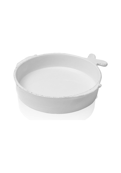 The Mia Fish Makarna Tabağı 22 Cm Beyaz