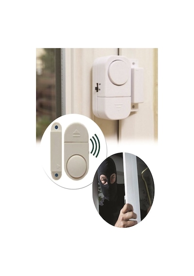 Pilli Kapı Pencere Mini Alarm Yüksek Sesli Alarm
