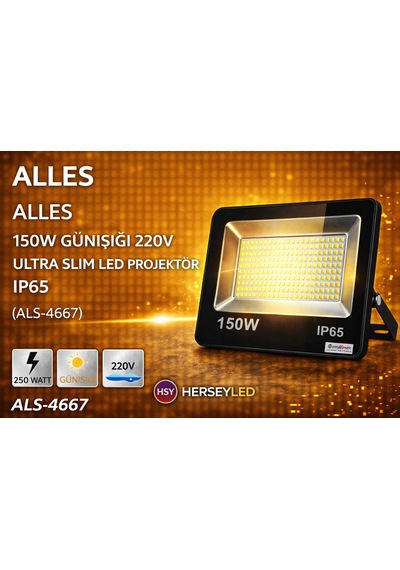 Alles 150w Günışığı Led Projektör Tablet Günışığı