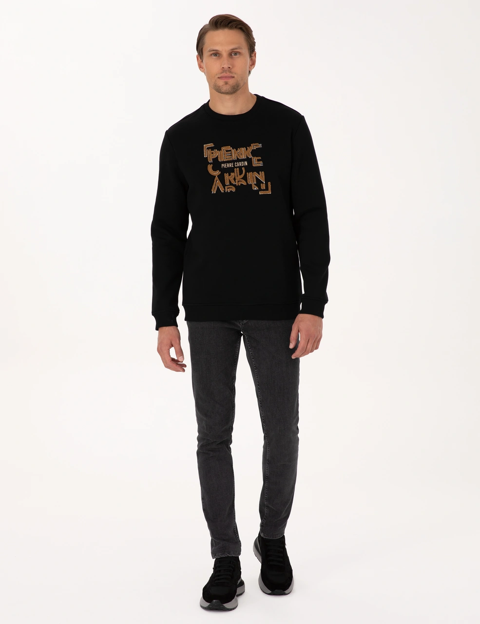 Pierre Cardin Erkek Siyah Sweatshirt 50313914-vr046 Siyah
