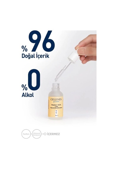 Celenes Aydınlatıcı Ve Cilt Tonu Eşitleyici Rena C Vitamini Serum - Yulaf Özü + Niacinamide 30 Ml
