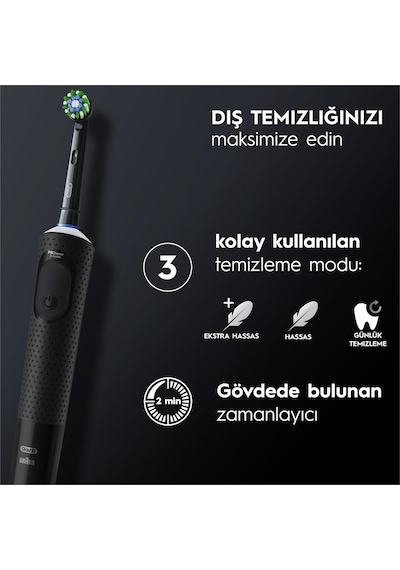 Oral-b D103 Vitality Pro Clean + Kids Şarjlı Diş Fırçası 2'li Avantaj Paketi