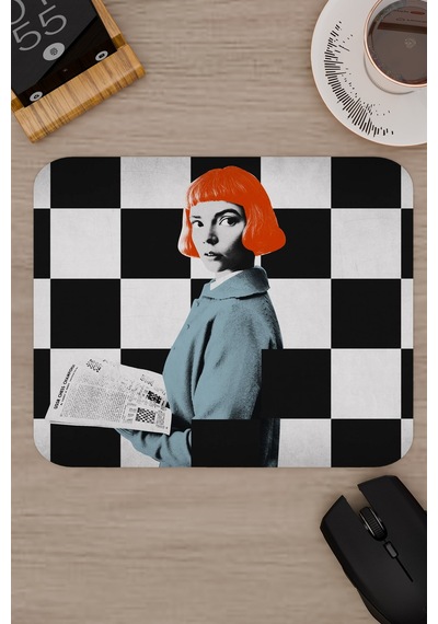 The Queen's Gambit V2 22x18 Gaming Kauçuk Kaymaz Taban Mouse Pad Fare Altlığı