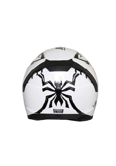 Mts Pro Helmets M-910 Kapalı Motosiklet Kaskı Beyaz - Siyah - Turuncu
