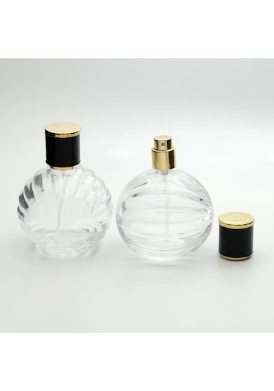 Parfüm Şişesi 100 Ml 2 Adet Top Desenli Model Kolay Kapama