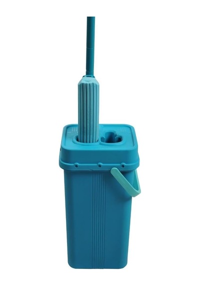 Geseus Motek Soft Mop Mikrofiber Cam,parke Islak Zemin Temizlik Seti Çift Hazneli Yıka Sık Temizle-mt23
